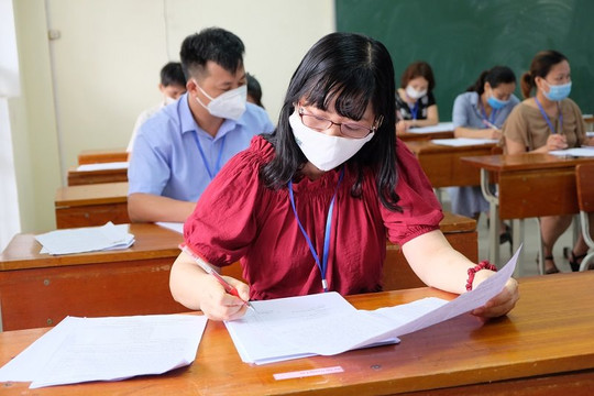 Hà Nội hoàn thành chấm thi đợt 1 kỳ thi THPT 2021