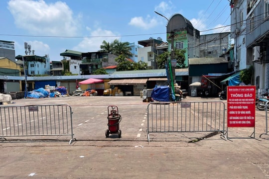 Hà Nội phong tỏa chợ Long Biên do có ca mắc COVID-19 mới