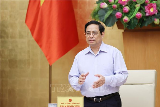 Thủ tướng Phạm Minh Chính: Nhiều lĩnh vực đạt kết quả khá tích cực trong tháng 7 song chúng ta không được chủ quan, thỏa mãn