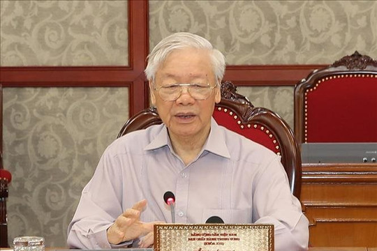 Tổng Bí thư Nguyễn Phú Trọng động viên Đảng bộ, chính quyền và nhân dân TP.HCM