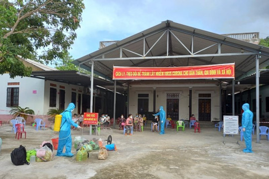 Thừa Thiên- Huế người dân ủng hộ nhà ở làm khu cách ly