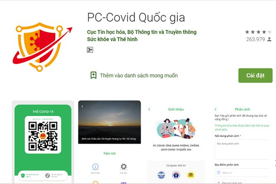 PC-COVID xuất hiện trên App Store, Google Play: 'Không ghi nhận và khai thác vị trí người dùng'
