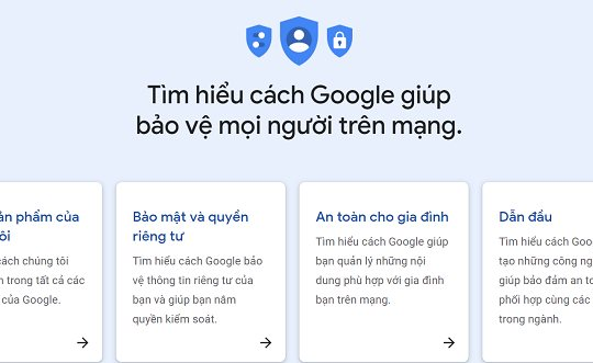 Ra mắt Trung tâm an toàn Google dành cho người Việt Nam