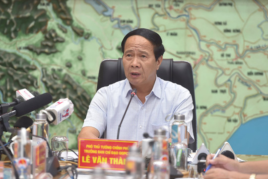 Phó thủ tướng Lê Văn Thành: Tránh chủ quan trong ứng phó bão dẫn tới thiệt hại đáng tiếc