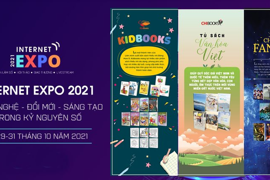 Chibooks giới thiệu sách ảo tại triển lãm công nghệ số Internet Expo 2021