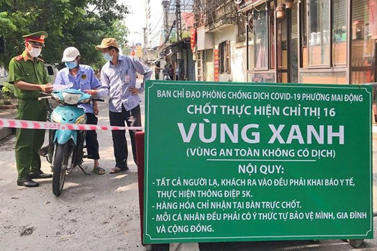 Hướng dẫn di chuyển cho người dân khi Hà Nội chuyển cấp độ dịch từ 'Xanh' sang 'Vàng'
