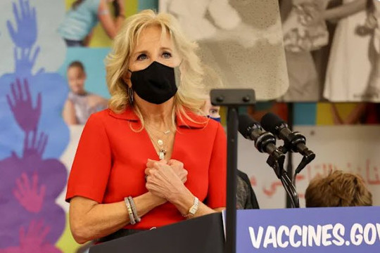 Vợ ông Biden: Vắc xin Pfizer an toàn, miễn phí cho mọi trẻ em ở Mỹ từ 5 tuổi