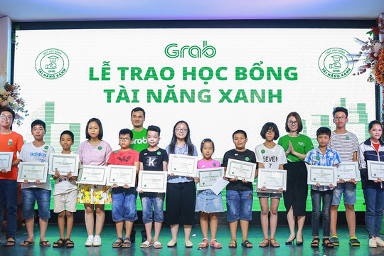 Grab Việt Nam hợp tác với Everest Education triển khai chương trình "Học bổng chồi xanh - Tương lai chắp cánh" cho con em đối tác
