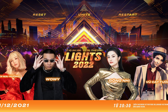 Lễ hội âm nhạc Virtual Countdown Lights 2022 sử dụng công nghệ thực tế ảo