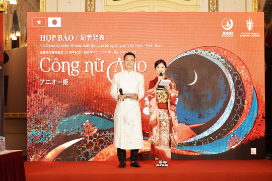 Công bố vở diễn 'Công nữ Anio' nhân kỷ niệm 50 năm quan hệ Việt Nam - Nhật Bản