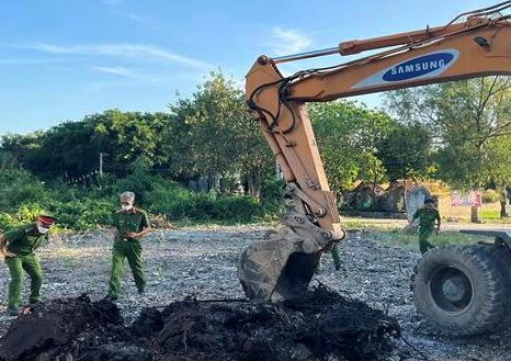 Làm rõ vụ chôn lấp chất thải công nghiệp tại KCN Nhơn Trạch