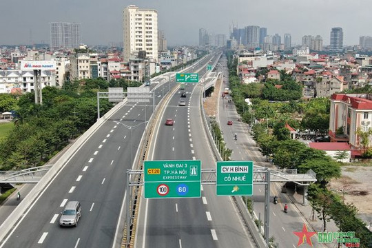 Hôm nay 27.12 thông xe 6 nhánh lên xuống cầu cạn Mai Dịch - Nam Thăng Long