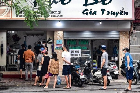 Hà Nội: Quận Long Biên quy định trường hợp nào dừng bán tại chỗ?