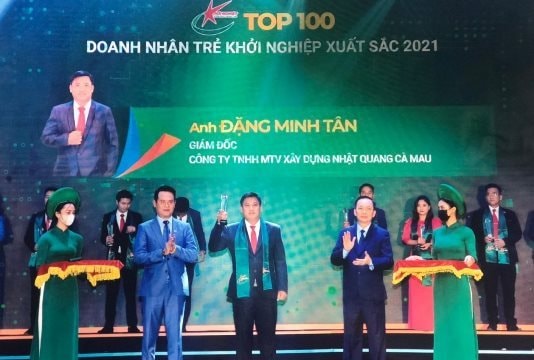 Cà Mau: Ai vừa được vinh danh “Doanh nhân trẻ khởi nghiệp xuất sắc” năm 2021?