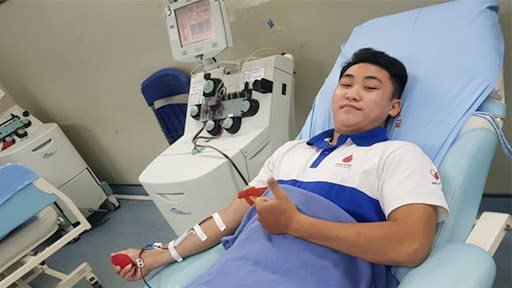 Những thanh niên có số lần hiến máu nhiều hơn số tuổi