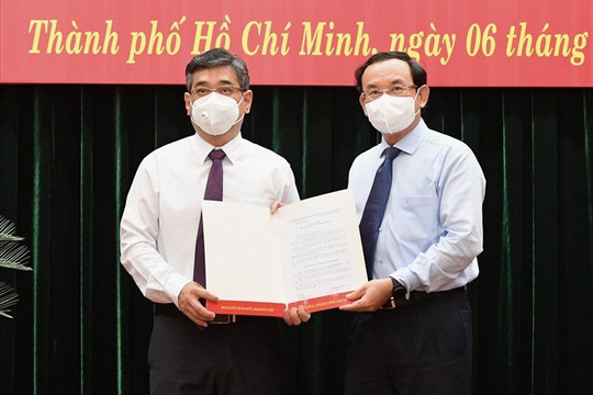 Ông Nguyễn Phước Lộc làm Trưởng ban Tổ chức Thành ủy TP.HCM