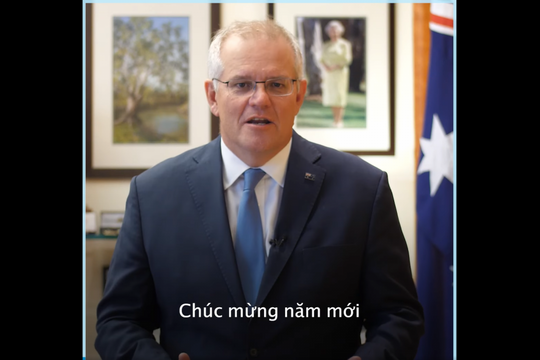 Thủ tướng Úc gửi lời chúc mừng năm mới bằng tiếng Việt
