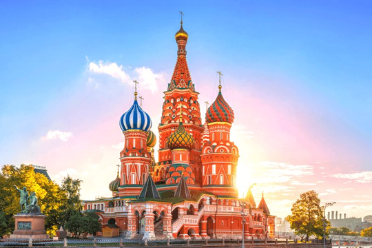 Lý do nhà thờ mái củ hành ở Nga lại có màu sặc sỡ 