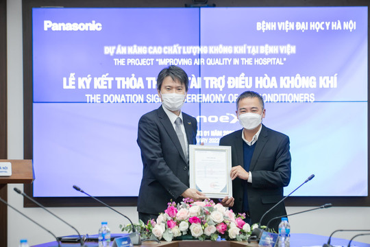 Panasonic khởi động dự án “Nâng cao chất lượng không khí tại bệnh viện”