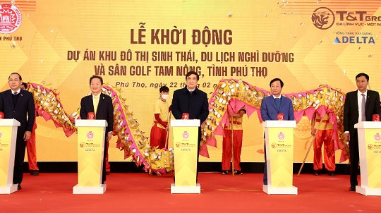 T&T Group khởi động dự án khu đô thị sinh thái và sân golf gần 500 ha tại Phú Thọ