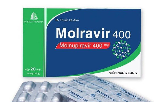 Bộ Y tế công bố giá bán lẻ thuốc Molnupiravir điều trị COVID-19: Không quá 12,5 ngàn đồng/viên