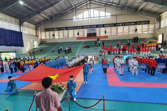 14 tỉnh miền Trung - Tây Nguyên tham gia Giải vô địch Karate miền Trung- Tây nguyên 2022