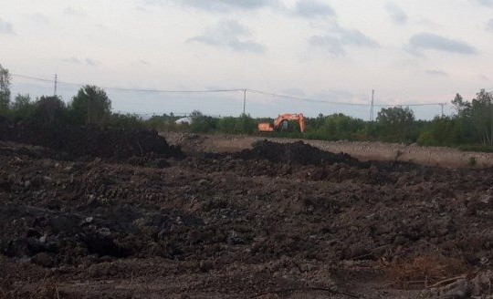 Vụ doanh nghiệp tự ý đào đất rừng sản xuất làm ao nuôi tôm: Xe cơ giới đào bới đã ngưng hoạt động