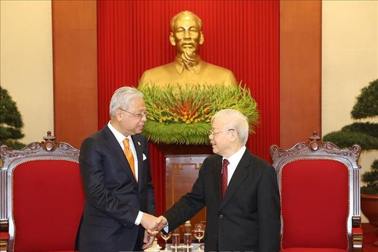 Tổng bí thư Nguyễn Phú Trọng: Việt Nam mong muốn tăng cường quan hệ đối tác chiến lược với Malaysia