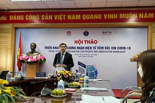 Việt Nam triển khai cấp hộ chiếu vắc xin điện tử trên toàn quốc