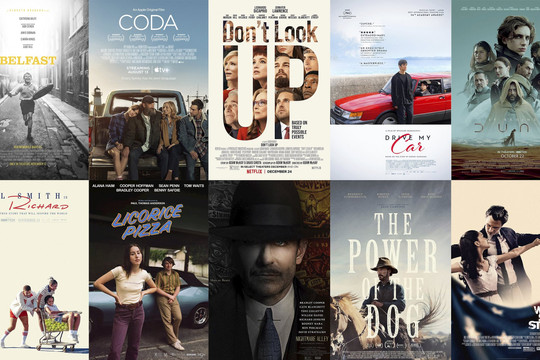 10 bộ phim sáng giá tranh giải 'Phim xuất sắc nhất' tại Oscar 2022