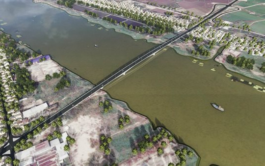 An Giang: Khởi công xây cầu Châu Đốc hơn 534 tỉ đồng 