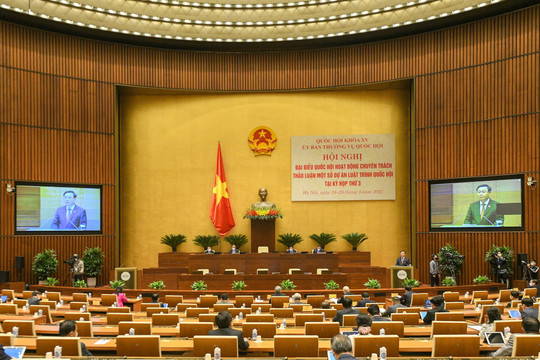 Tổng Bí thư Nguyễn Phú Trọng dự hội nghị đại biểu quốc hội chuyên trách