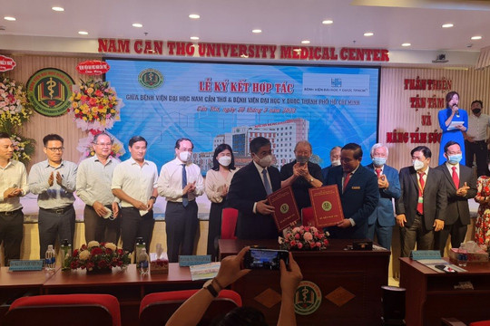 Bệnh viện Đại học Y dược TP.HCM ký kết hợp tác với Bệnh viện Đại học Nam Cần Thơ