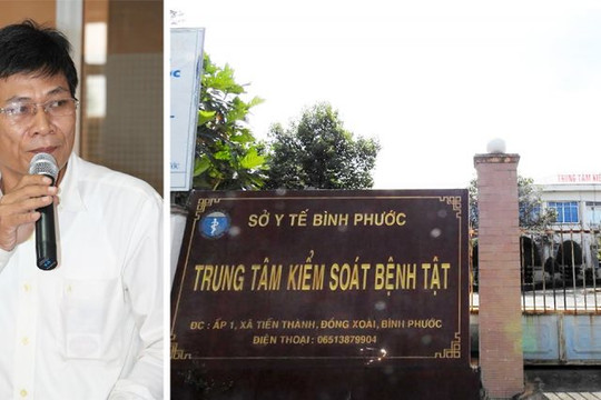 Cách chức Giám đốc CDC Bình Phước vì "nhận quà" của Công ty Việt Á