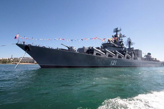 Soái hạm Nga vừa chìm từng được mệnh danh là 'sát thủ diệt tàu sân bay'