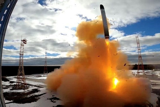Nga sắp triển khai tên lửa đạn đạo liên lục địa Sarmat