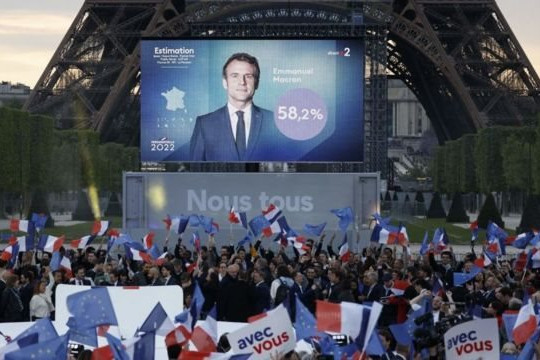 Macron đánh bại Le Pen để tiếp tục làm Tổng thống Pháp, châu Âu thở phào