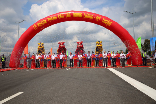 Chính thức khánh thành cao tốc Trung Lương – Mỹ Thuận