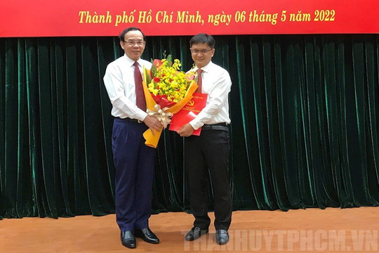 Ông Nguyễn Mạnh Cường giữ chức vụ Chánh Văn phòng Thành ủy TP.HCM