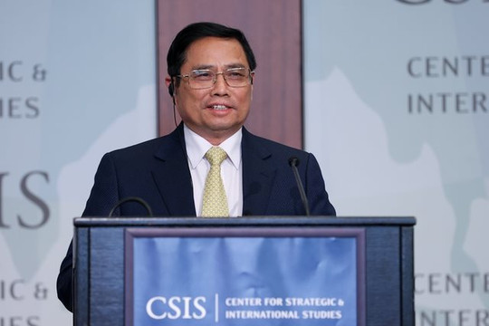 Thủ tướng Phạm Minh Chính phát biểu tại Washington DC: Việt Nam không chọn bên mà chọn chính nghĩa