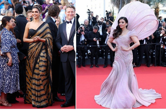 Hai người đẹp ‘quyền lực’ của Ấn Độ gây chú ý tại Cannes 2022