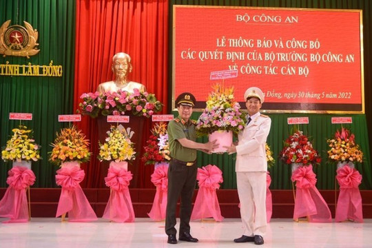 Đại tá Trần Minh Tiến giữ chức vụ Giám đốc Công an tỉnh Nam Định