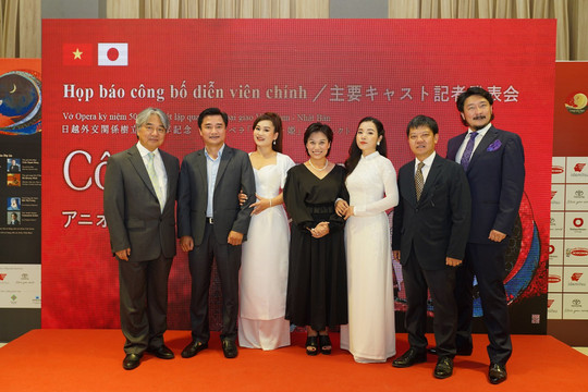 Đại sứ quán Nhật và Bộ VHTT-DL công bố diễn viên chính vở Opera 'Công nữ Anio'