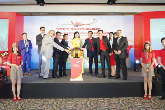 Vietjet mở đường bay TP.HCM/Hà Nội - Mumbai cùng các đường bay giữa Việt Nam - Ấn Độ