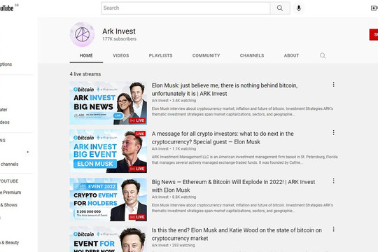 Tài khoản YouTube và Twitter của Quân đội Anh bị hack, tràn ngập video Elon Musk cùng tiền mã hóa