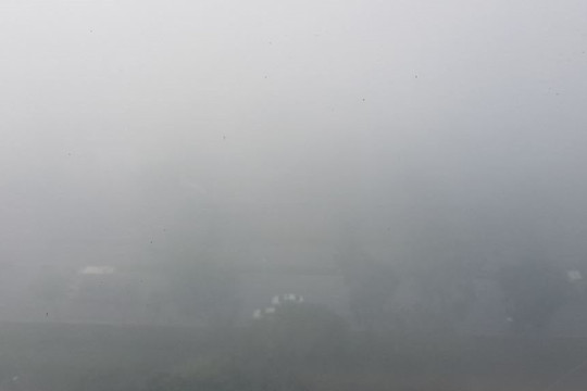 Clip sương mù dày đặc ở TP.HCM che gần hết tầm nhìn của người dân