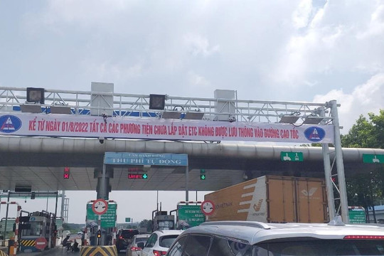 Thu phí không dừng toàn tuyến cao tốc TP.HCM - Long Thành - Dầu Giây từ ngày mai