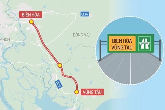 Bộ GTVT sẽ bàn giao cọc GPMB cao tốc Biên Hòa - Vũng Tàu trong vòng 1 tháng tới