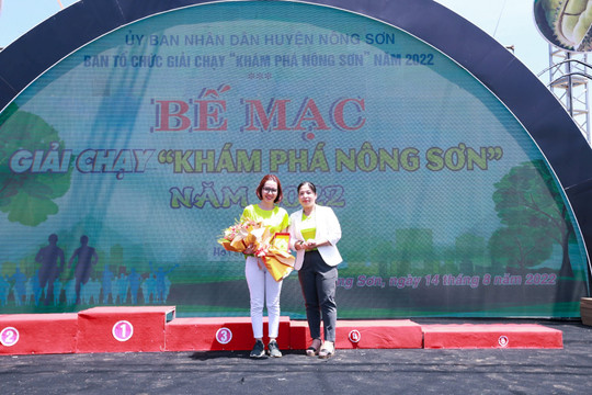 Khu du lịch Công viên Suối khoáng nóng Núi Thần Tài – Đà Nẵng tài trợ 1 tỉ đồng cho giải chạy bộ Khám phá Nông Sơn – Quảng Nam 2022