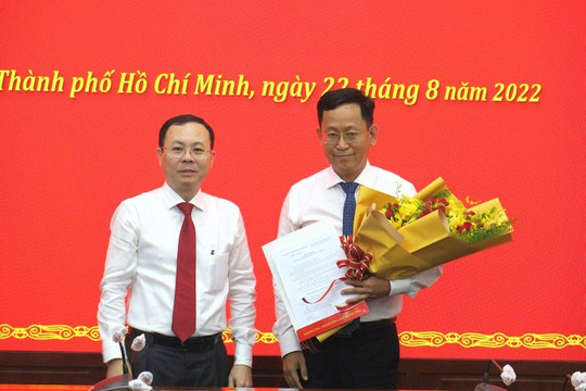 Ông Trần Quốc Trung giữ chức Phó trưởng Ban Nội chính Thành ủy TP.HCM